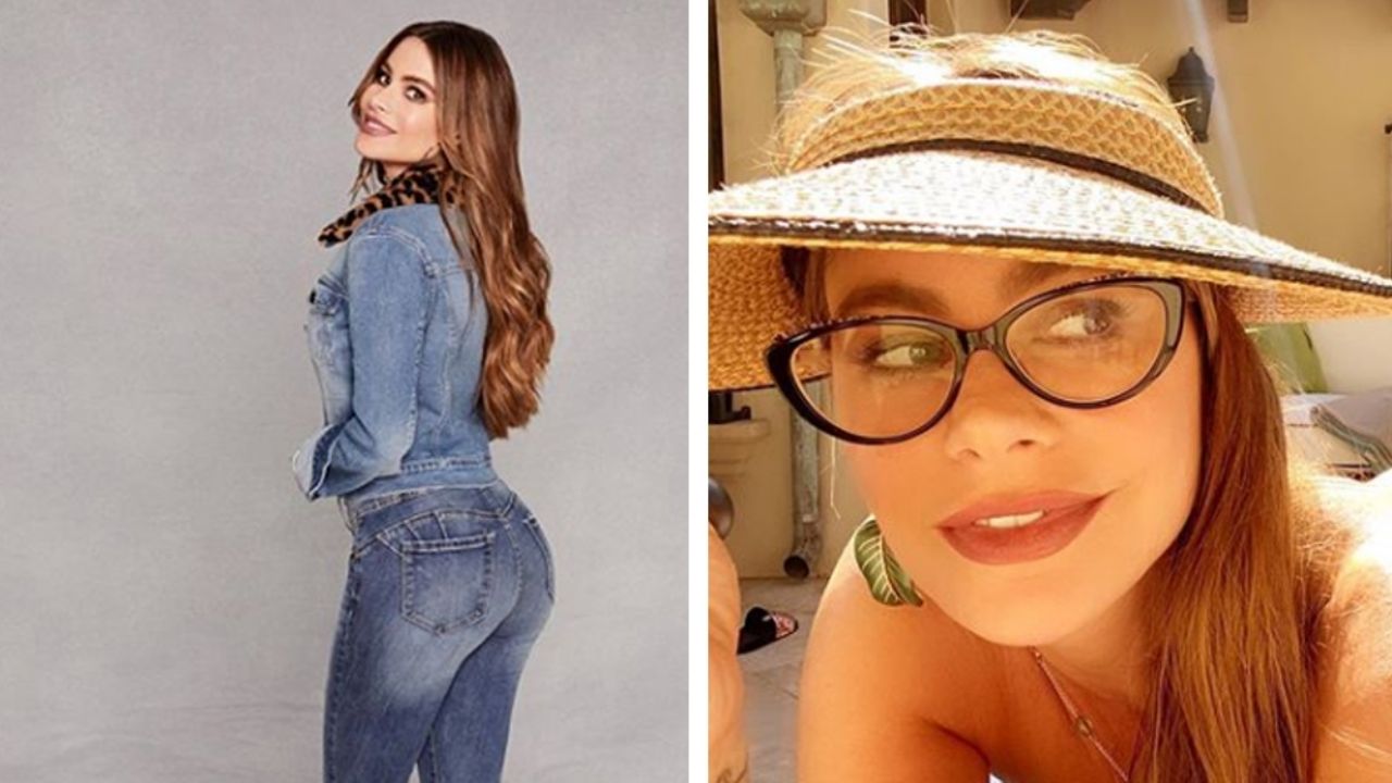 ¡Cuerpo de jovencita! Sofía Vergara se asolea en apretado traje de baño