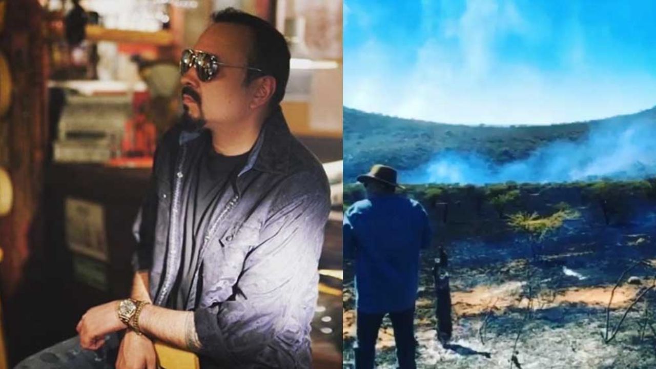 VIDEOS: Terreno de Pepe y don Antonio Aguilar es consumido por arrasador incendio