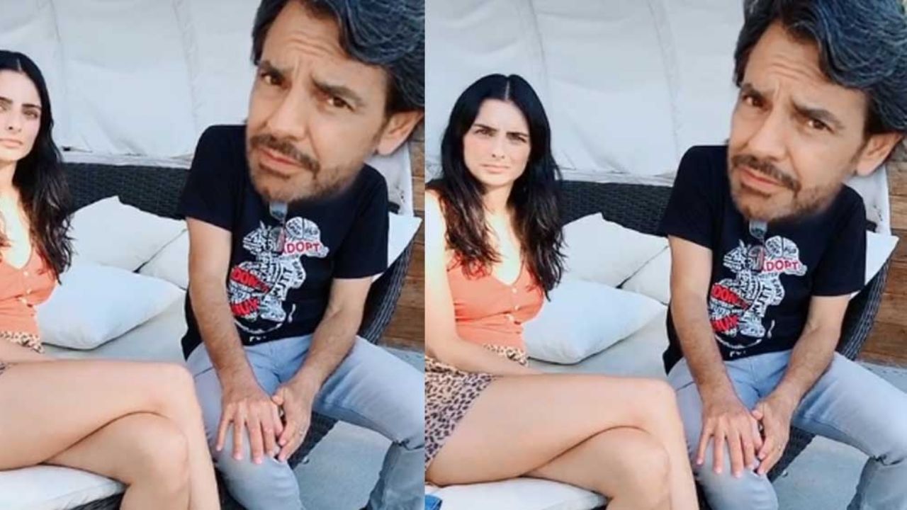 ¿Nuevo meme? Aislinn y Eugenio Derbez se impactan al oír ‘Safaera’ de Bad Bunny