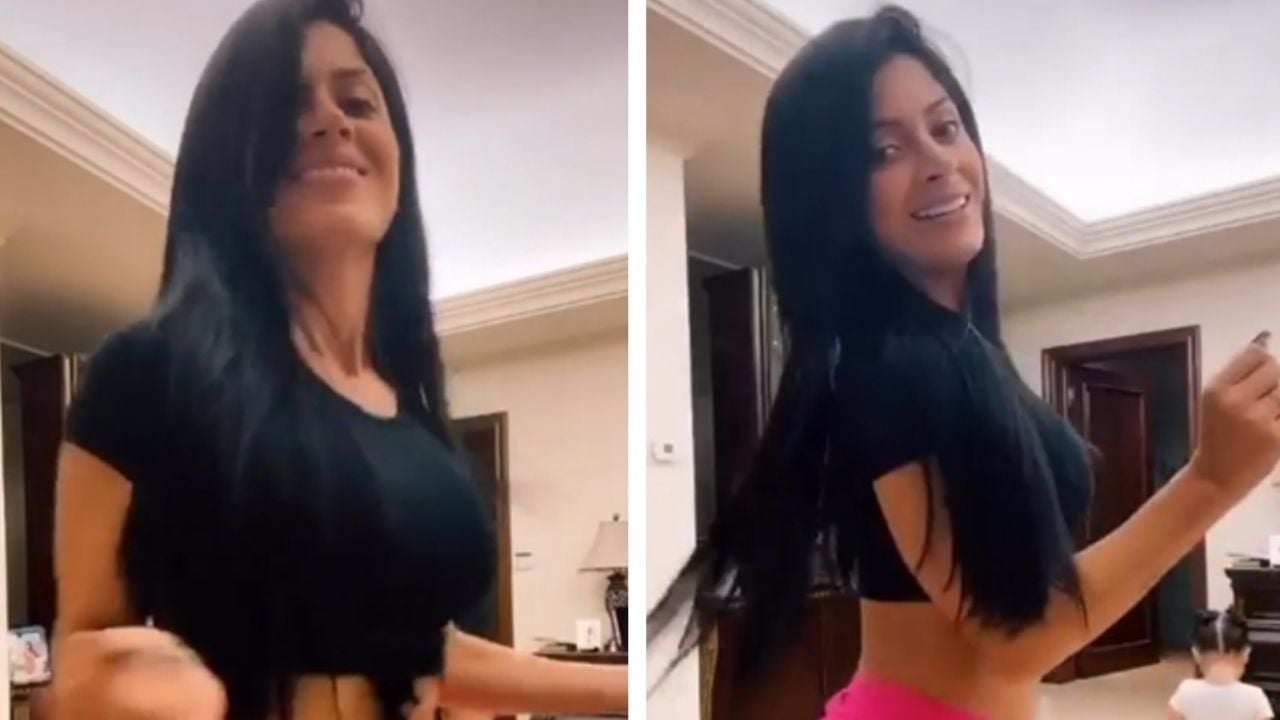 Kimberly Flores es criticada por dejar ver debajo de su falda en “vulgar” baile