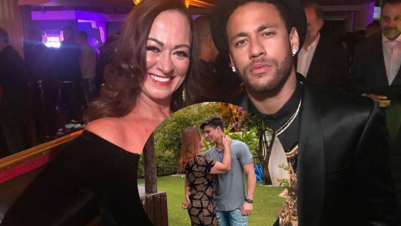 Neymar: La madre del futbolista vuelve con su novio 30 años menor que ella