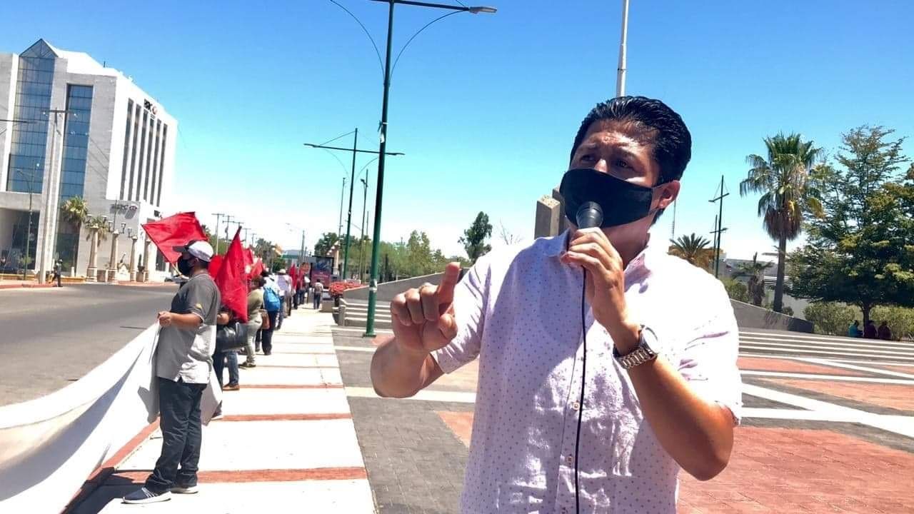 Por octava ocasión, se manifiesta Movimiento Antorchista de Sonora