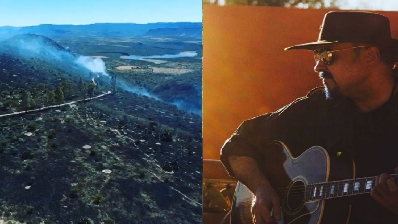 Con tristeza, Pepe Aguilar enseña las tierras perdidas que su padre trabajó por años