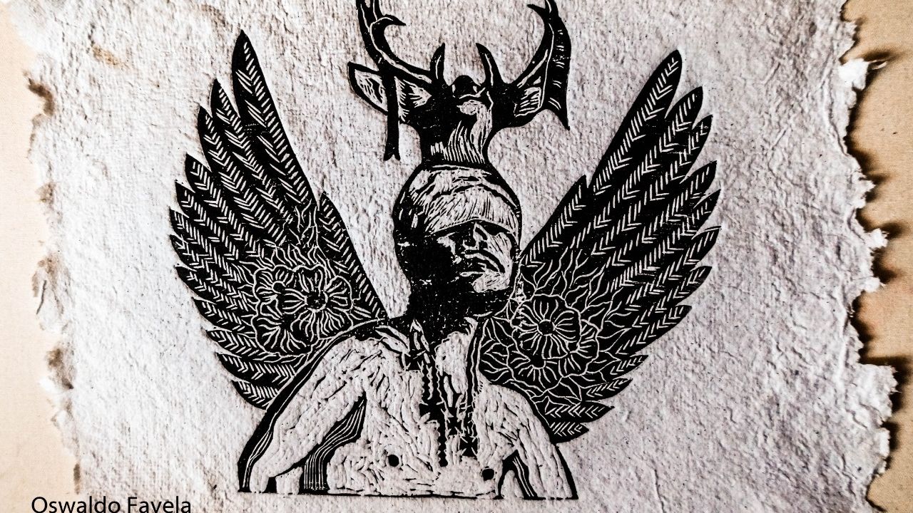 La obra del artista Oswaldo Favela viaja por el mundo en un sobre