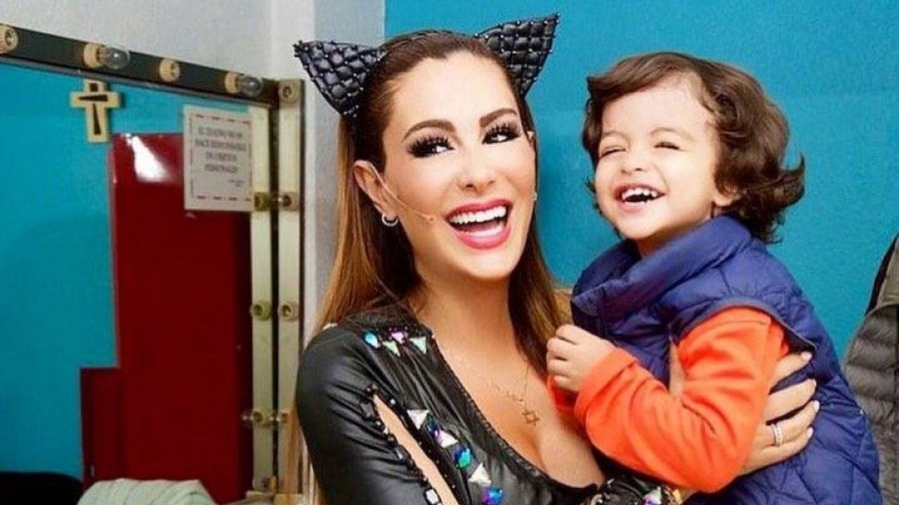 La triste reunión de Ninel Conde con su hijo; fue por videollamada y duró apenas segundos