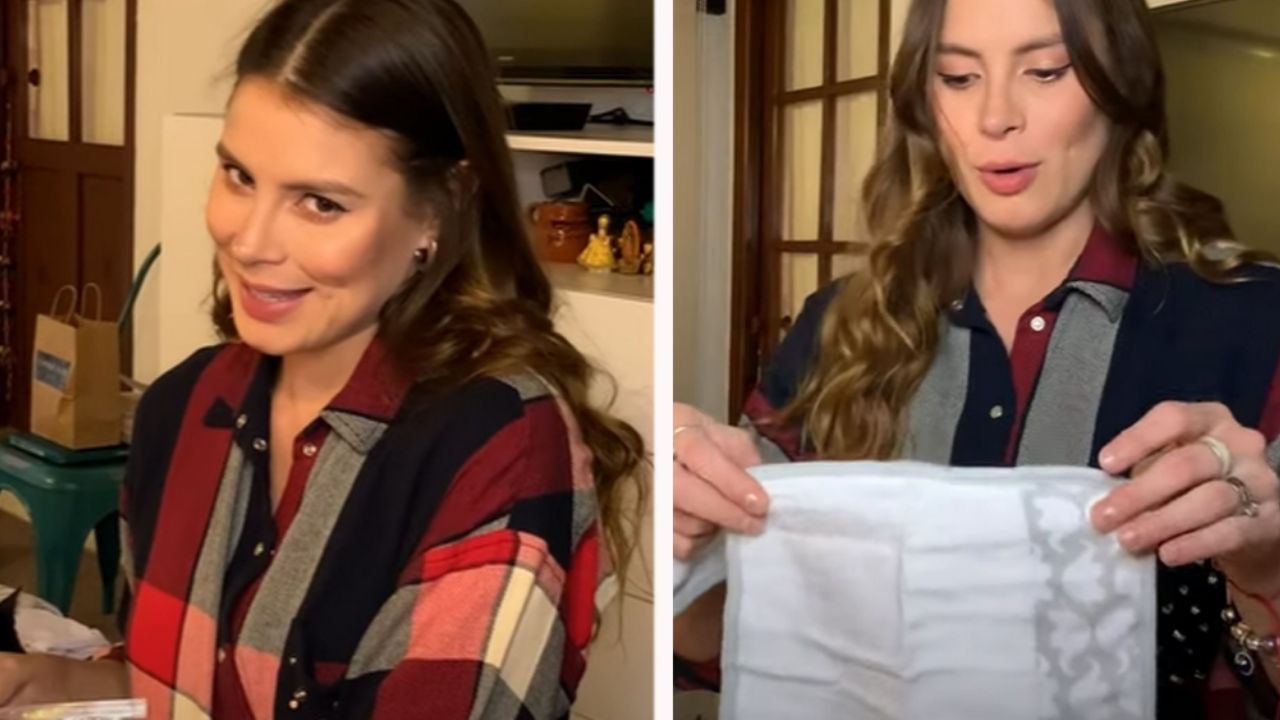 ¡Emotivo! Natalia Valenzuela alista su maleta y la de su bebé para su parto