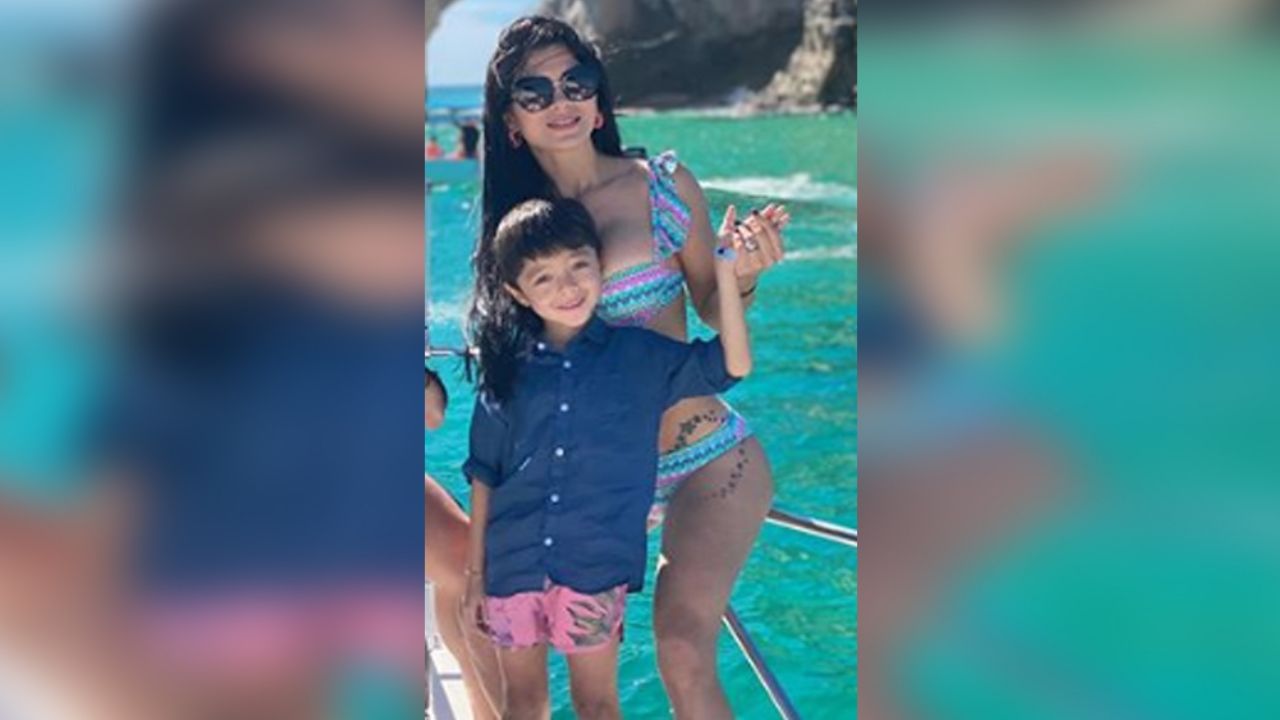 “Pobre niño”: Esposa de Edwin Luna presenta a su hijo en TikTok y la destrozan por “descuidarlo”