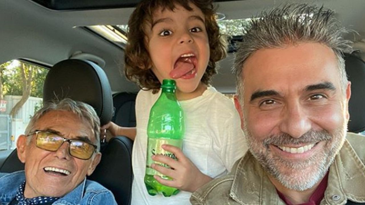 VIDEO: Hijo de Héctor Suárez Gomís le manda conmovedor mensaje a su abuelito