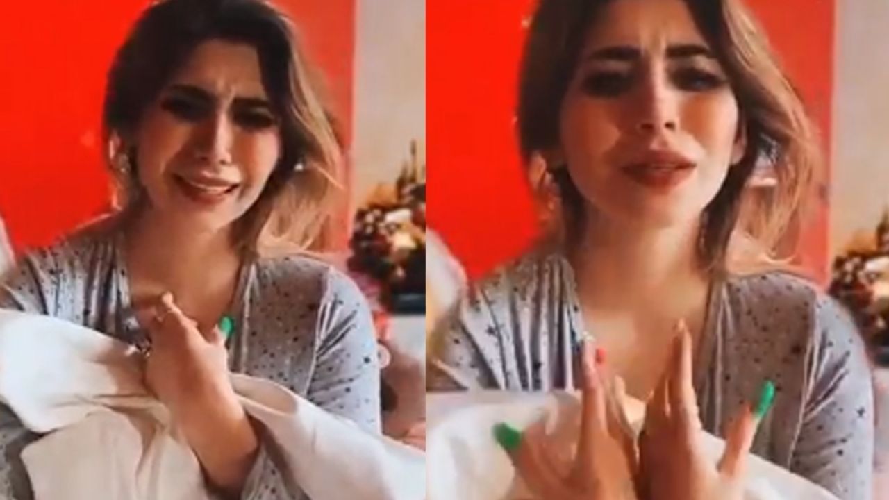 Desconsolada y con vestido en mano, ‘La Bebeshita’ confiesa que la dejaron plantada