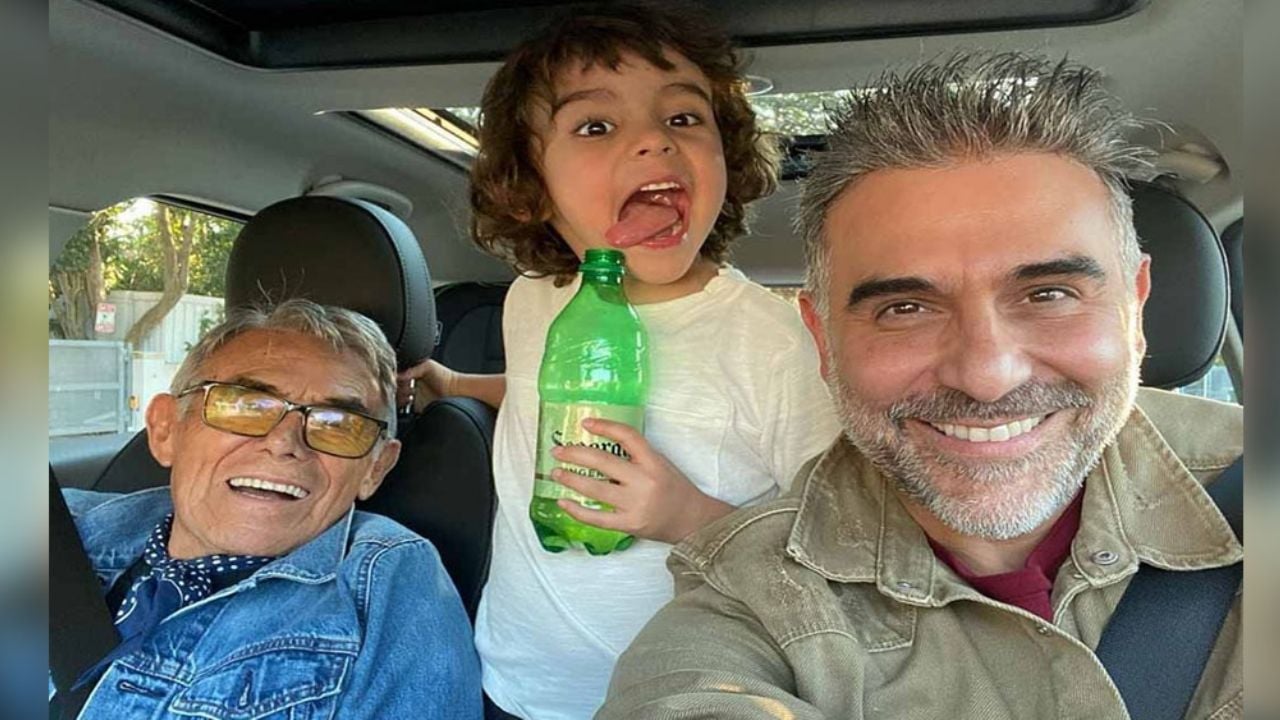 Héctor Suárez Gomís comparte la última y conmovedora foto de las “tres generaciones de cabr…”