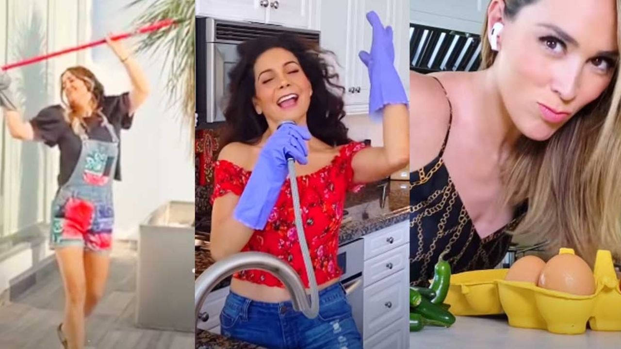 VIDEO: Andrea Legarreta baila con la escoba en clip de Paty Manterola que reúne a famosos