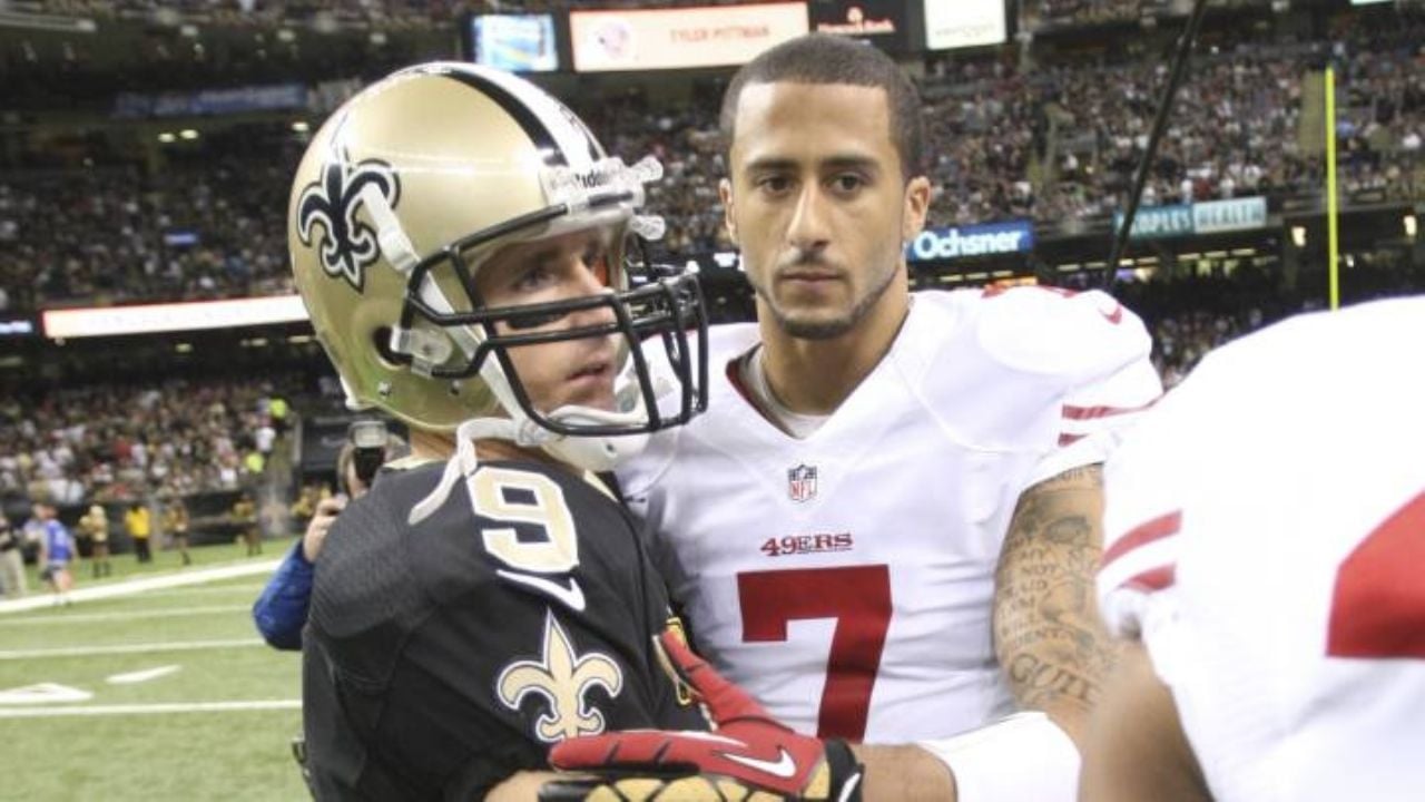 Drew Brees, en contra de arrodillarse: “No estoy de acuerdo que falten al respeto a la bandera”