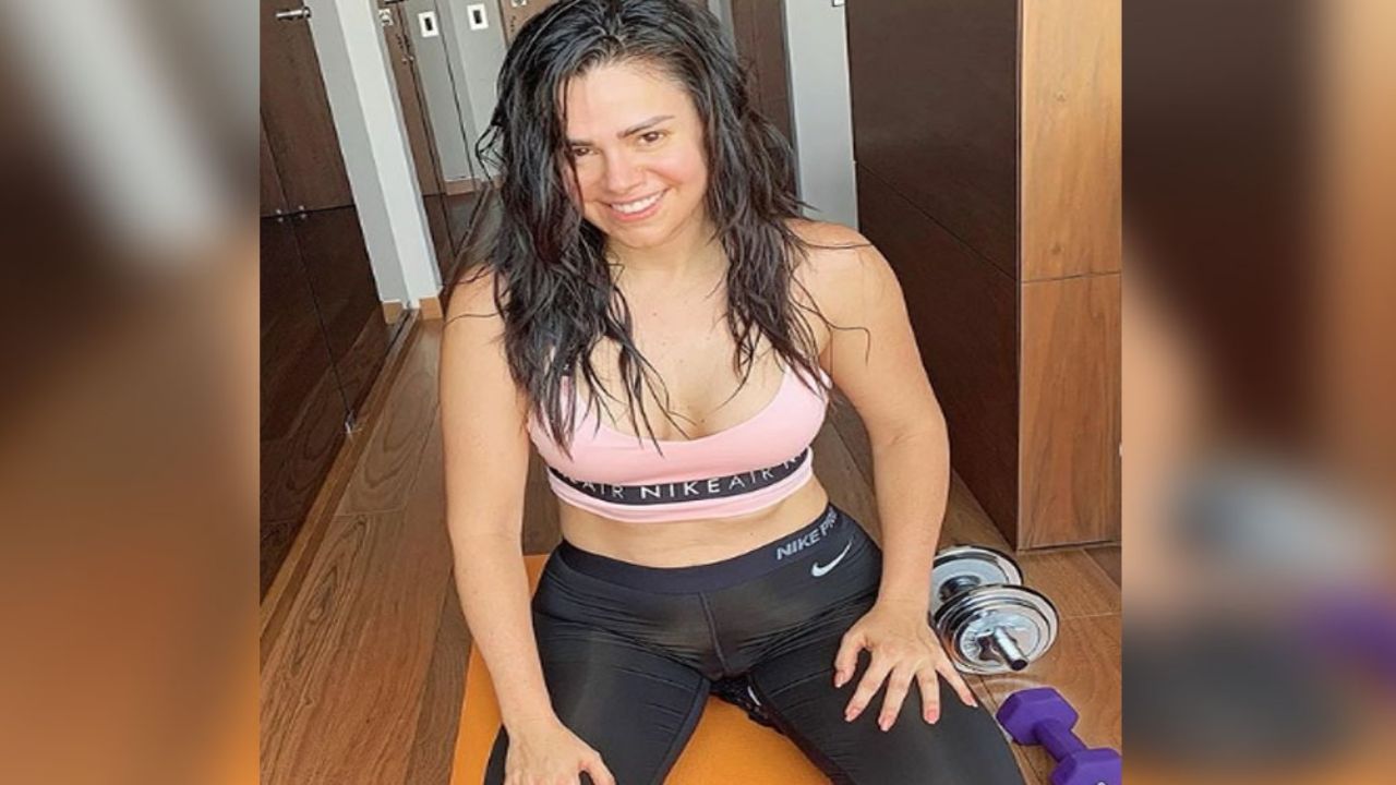 Luz Elena González en ajustados leggins presume su ejercitado ‘cuerpazo’