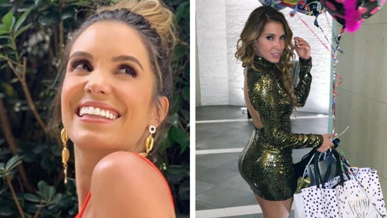 ¿Cuál calor? Andrea Escalona se refresca en la piscina con irresistible bikini