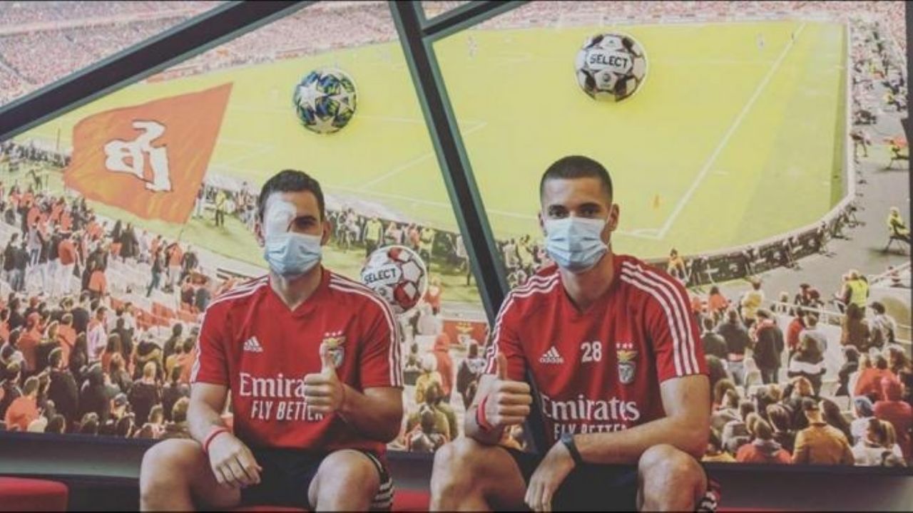 Atacan con piedras el autobús del Benfica; dos jugadores son hospitalizados