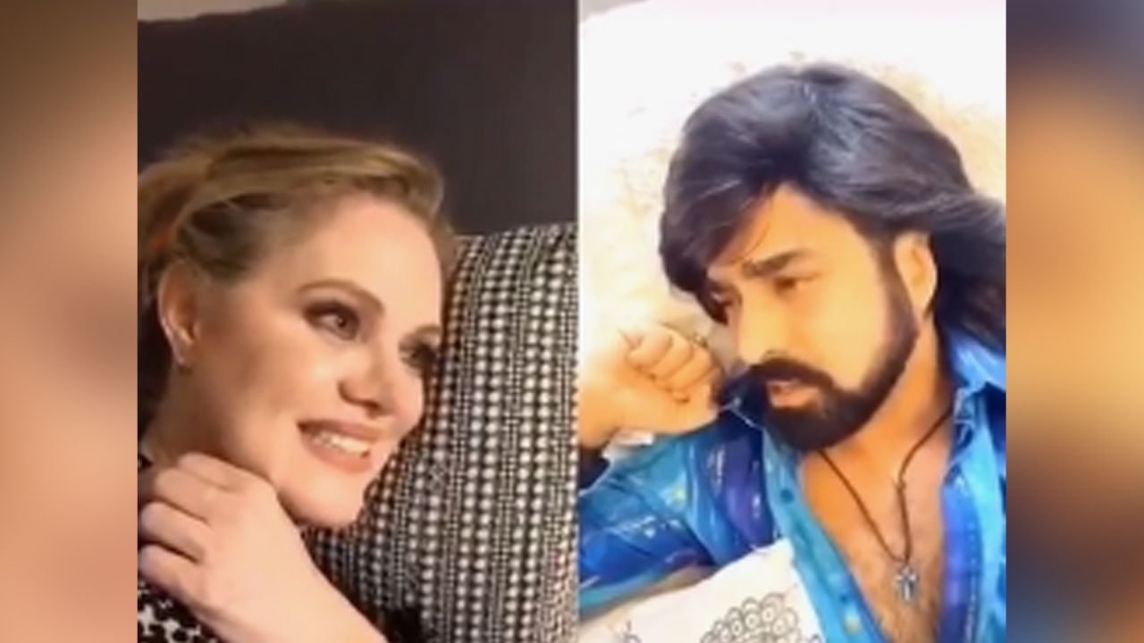 Érika Buenfil desde la cama comparte romántico momento con actor de Televisa