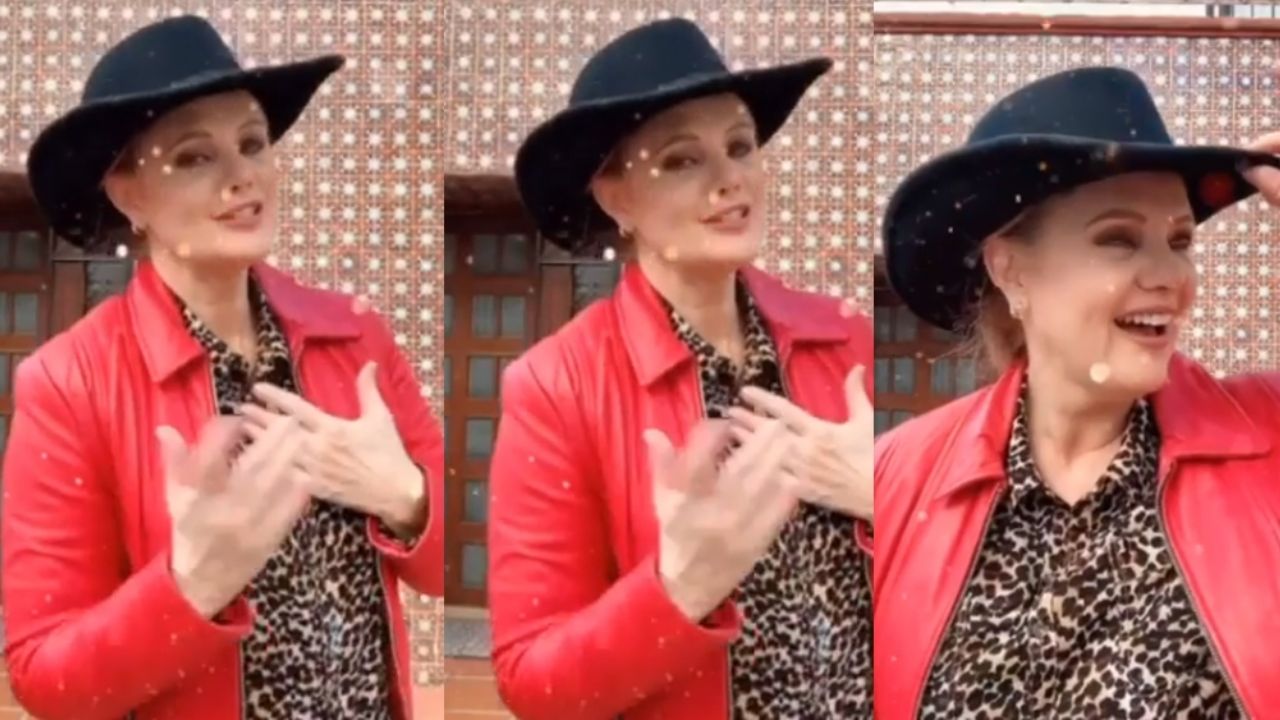 Érika Buenfil conquista Instagram al cantar y bailar al ritmo de Rocío Durcal