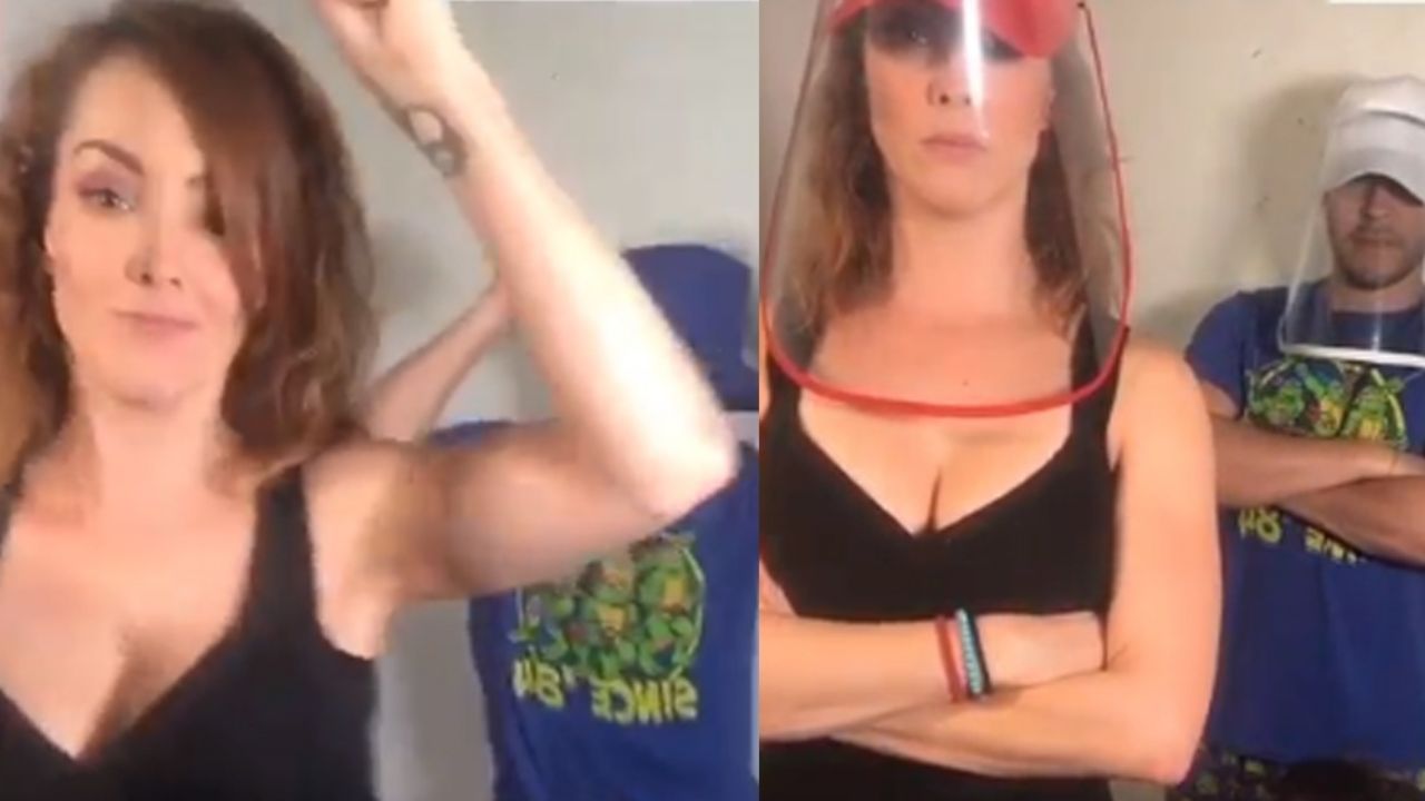 Exactriz de TV Azteca y exacádemico se unen y realizan sensual baile para TikTok