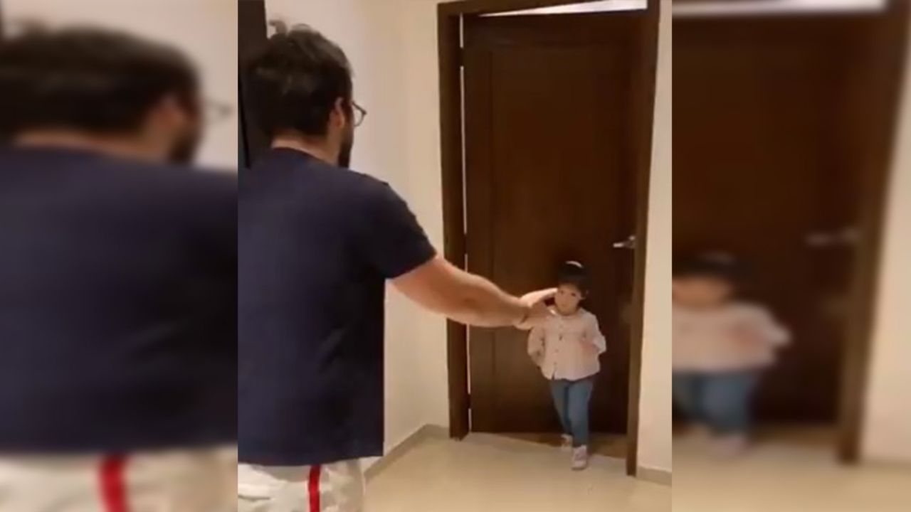 (VIDEO) Niña niega abrazo a su papá por miedo al Covid-19: “No, vienes de la calle”