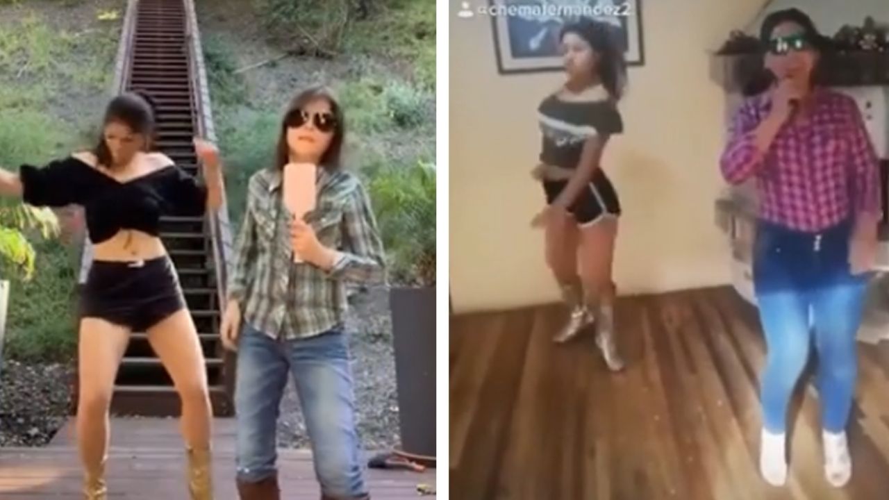 VIDEO: Ana Bárbara y su hijo causan sensación con divertida parodia de ‘Bandido’