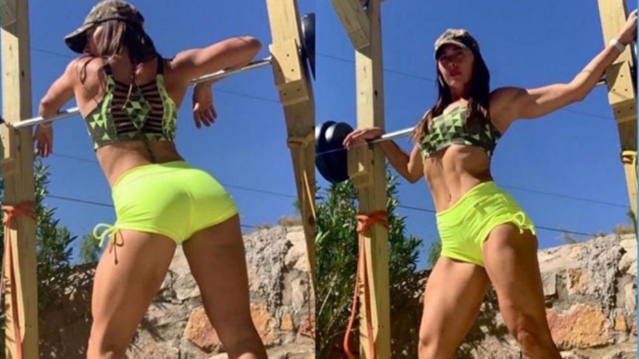 Vanessa Guzmán ‘calienta’ Instagram al lucir su trasero y caderas en apretado pantalón de leopardo