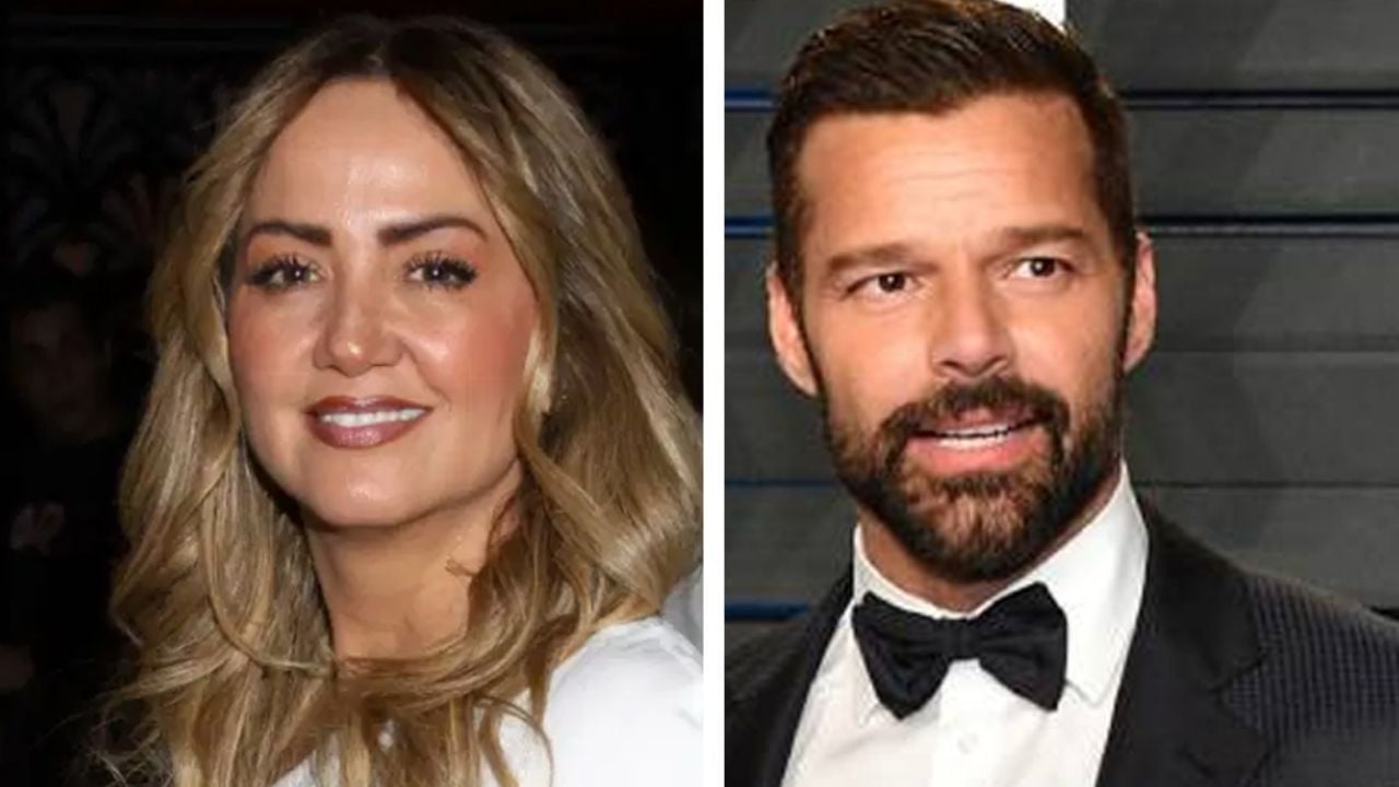 Andrea Legarreta sorprende con foto de hace 30 años al lado de Ricky Martin