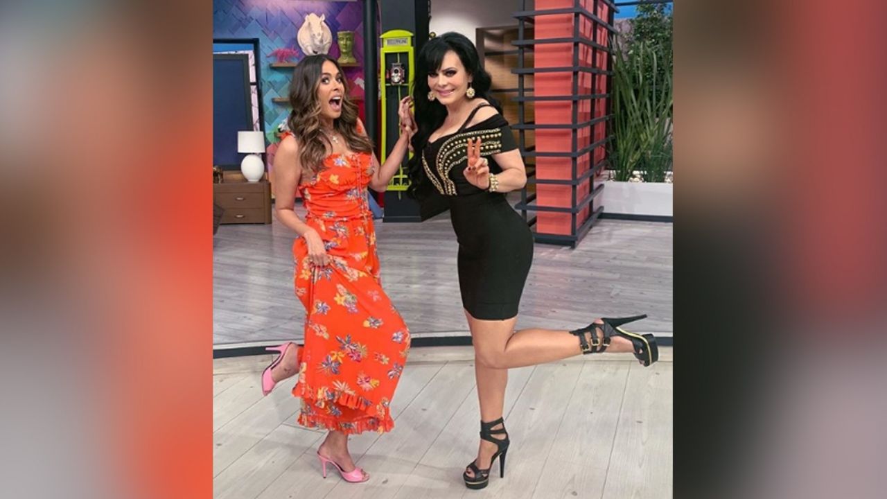 Maribel Guardia calienta el foro de ‘Hoy’ en descarado vestido negro: “Mujerón”