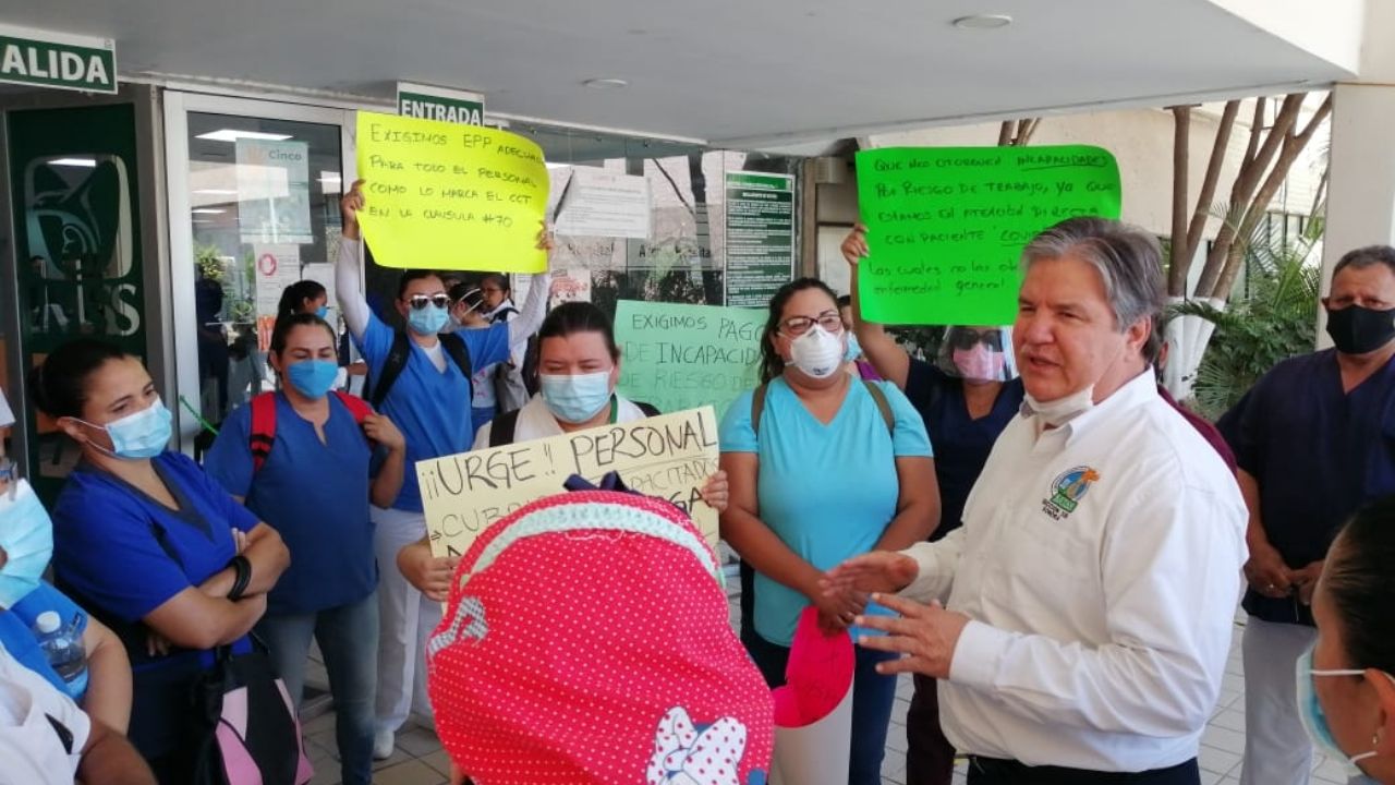 Personal médico del IMSS Obregón pide “auxilio” ante falta de insumos y amenazas
