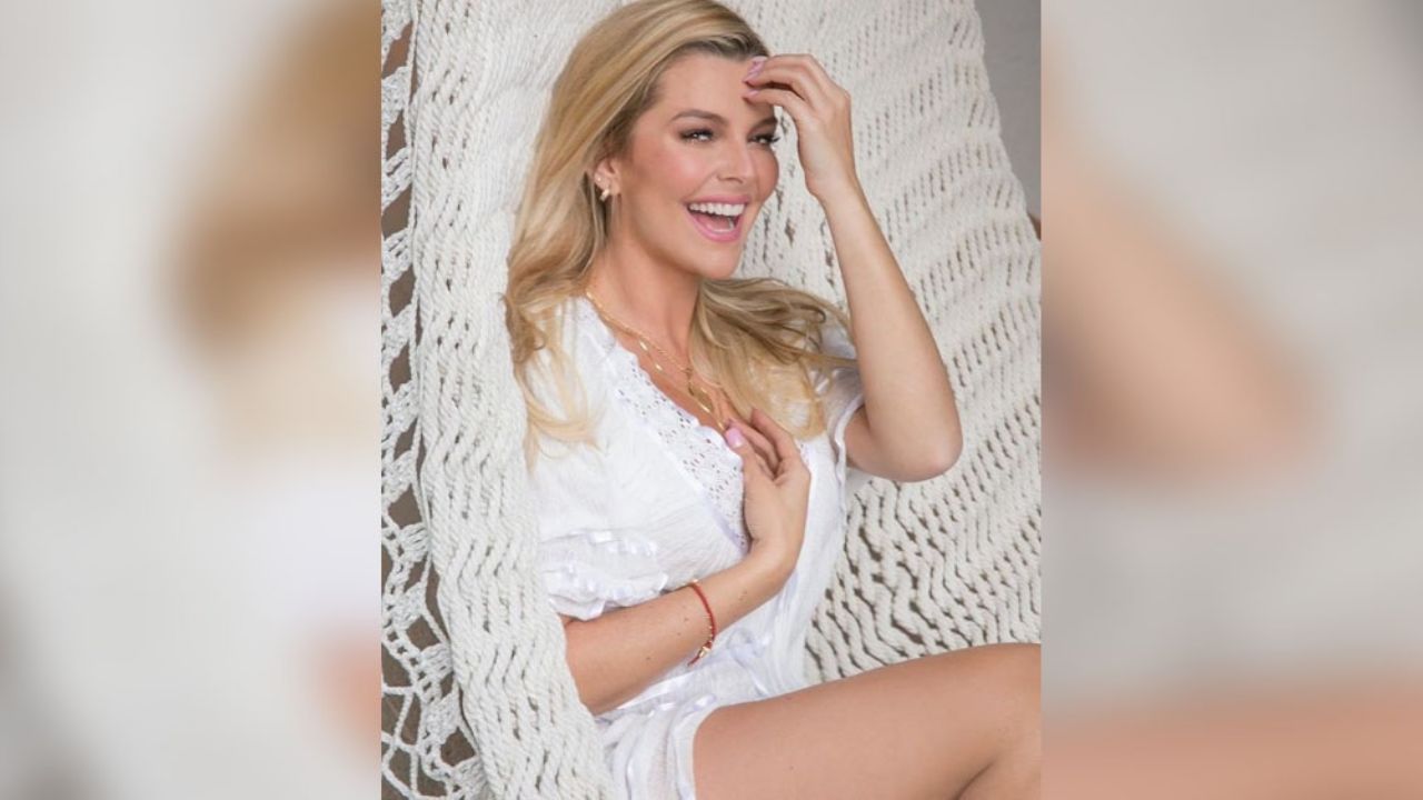 “Me haces temblar”: Marjorie de Sousa presume sus atributos en escotado vestido