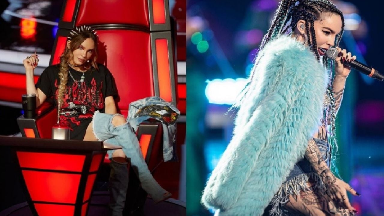 La ‘Boba niña nice’ quedó atrás: Belinda usa ‘look’ bastante atrevido en ‘La Voz Azteca’