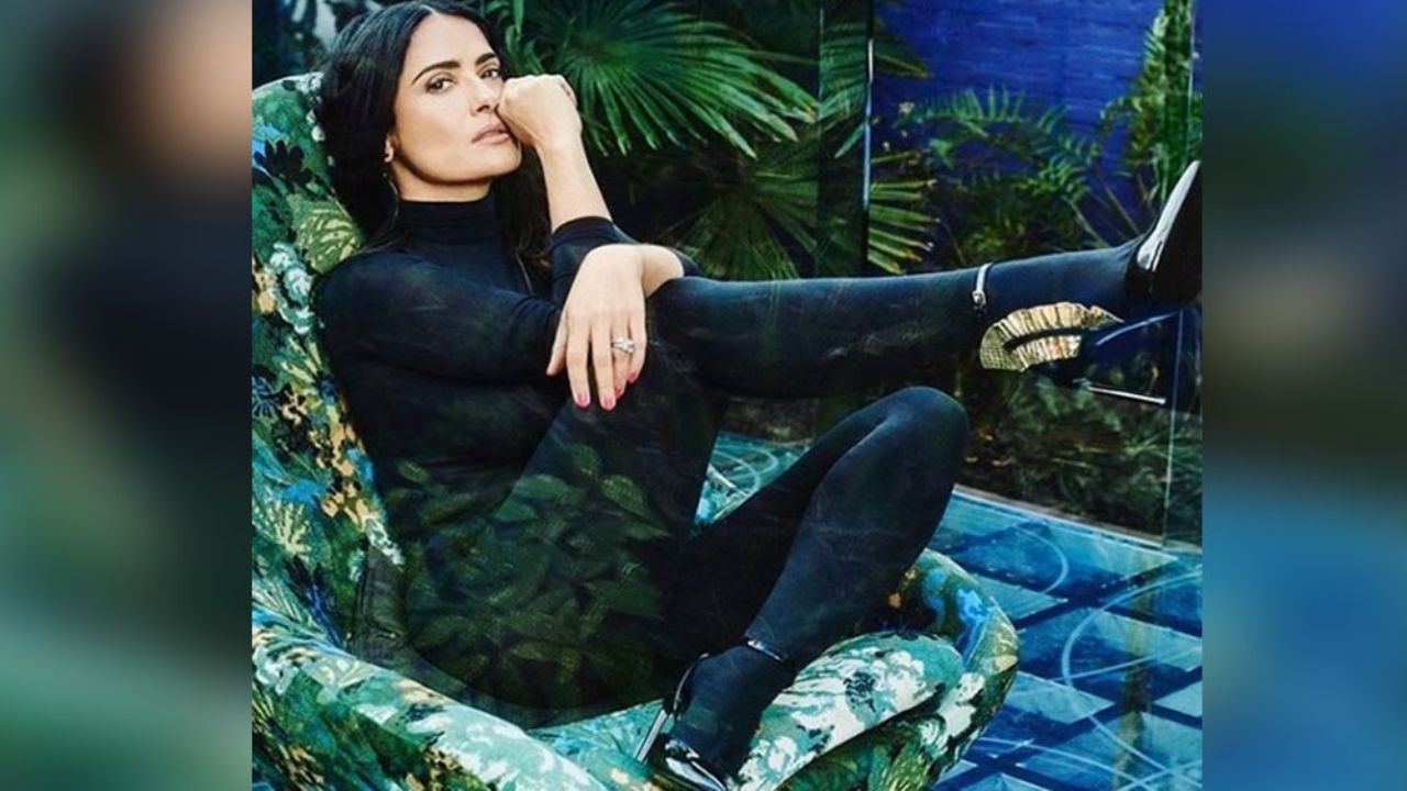 ¿Horrorosa? A sus 53 años, Salma Hayek muestra su rostro sin maquillaje ¡ni filtros!