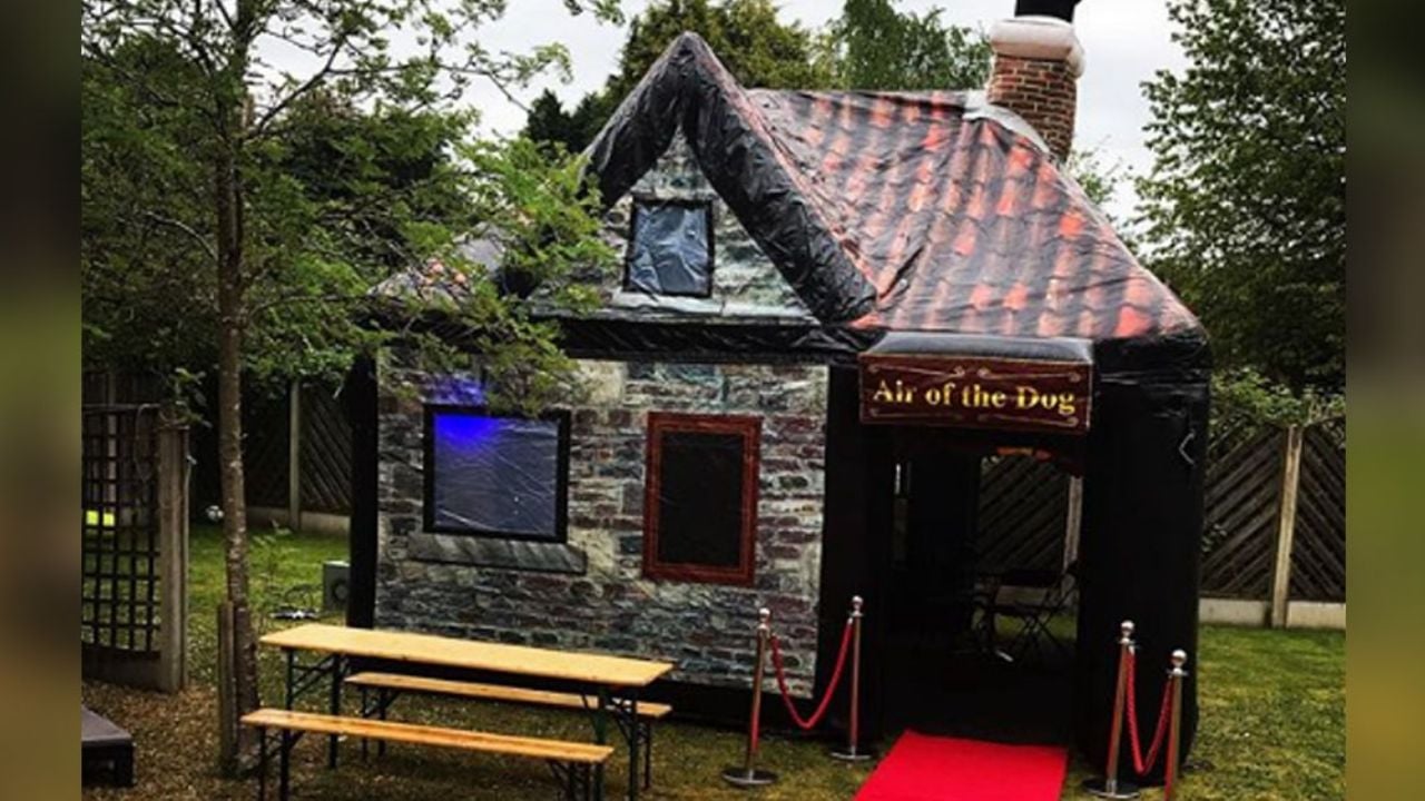 Empresa propone usar bares inflables para hacer fiestas durante la cuarentena