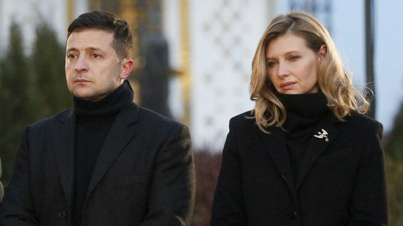 Pimera dama de Ucrania, internada en un hospital por neumonía derivada del Covid-19