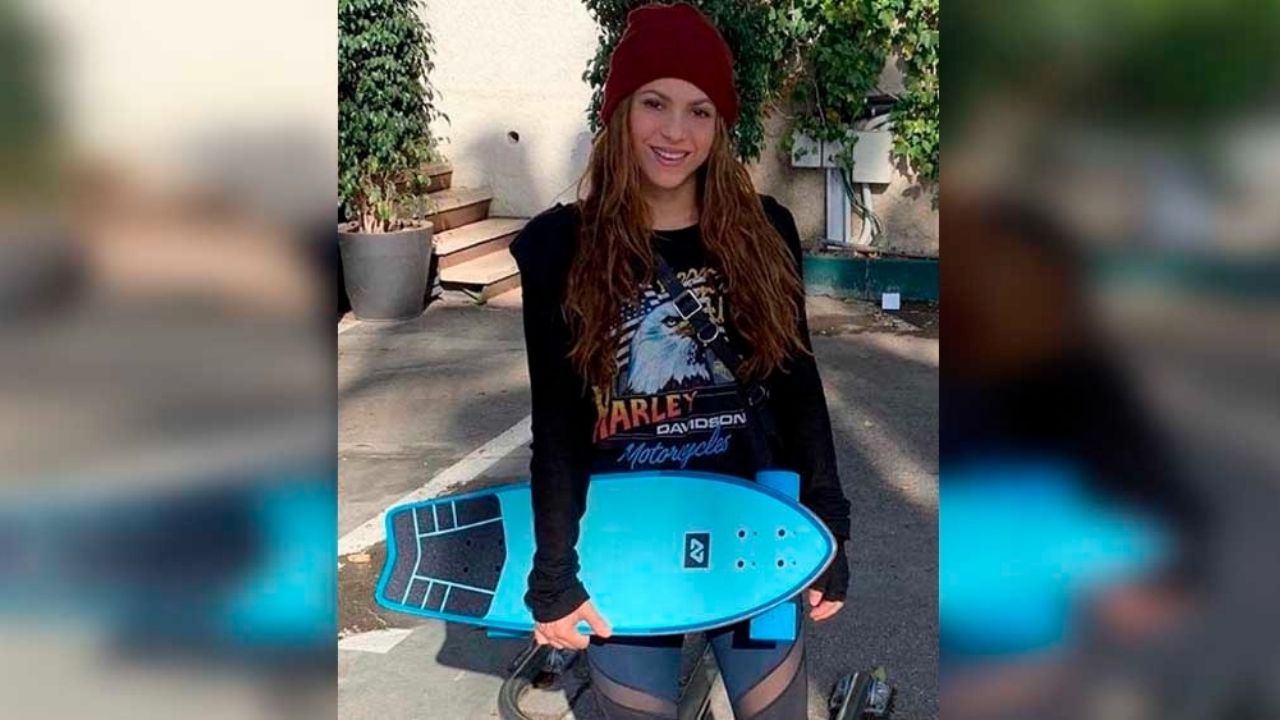 ¡Mujer maravilla! Shakira encanta a fans con su habilidad para el skate: “¿Qué no puedes hacer?”