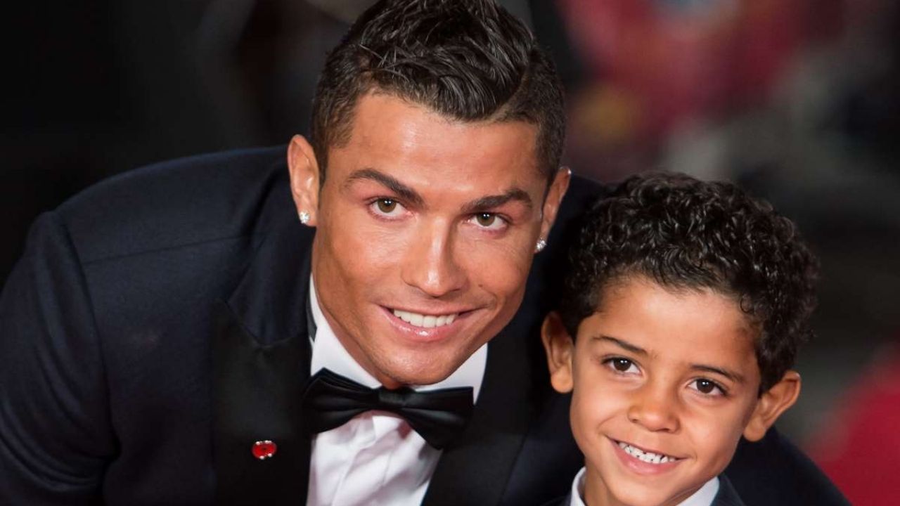 Cristiano Ronaldo celebra los 10 años Cristiano Jr. con una tierna foto