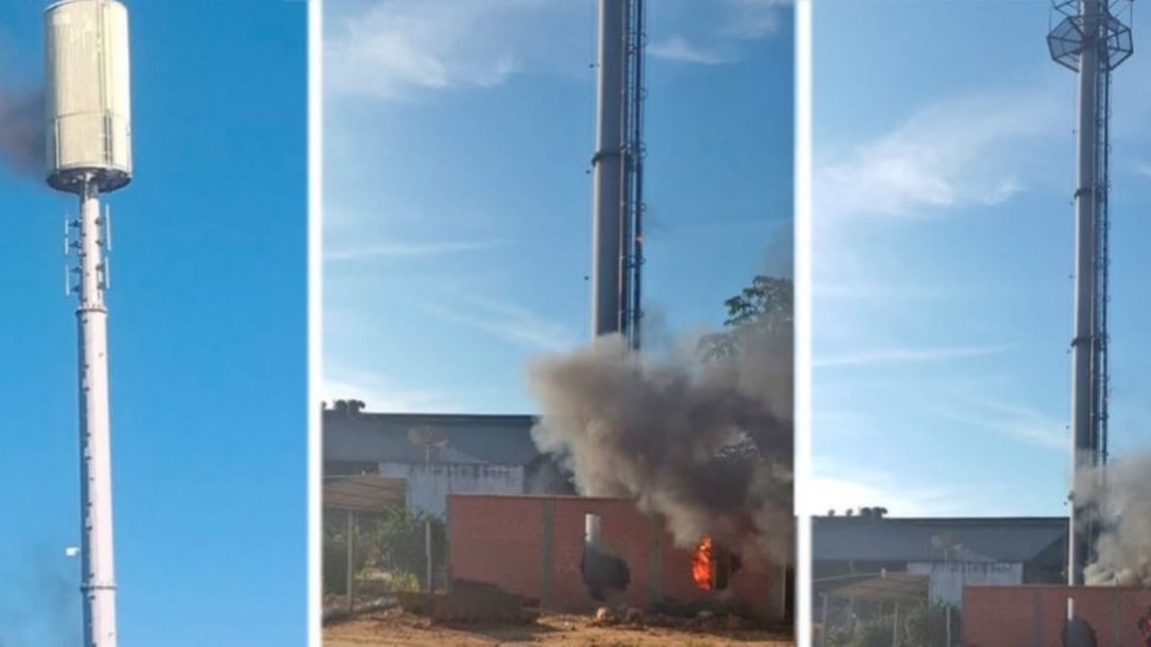 Por miedo a “ser contagiados con Covid-19” destruyen supuestas antenas 5G