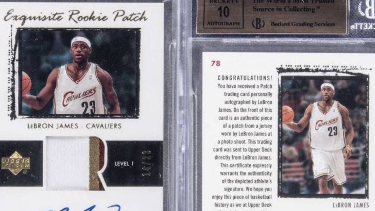 Tarjeta coleccionable de LeBron James podría costar más de ¡1 mdd!