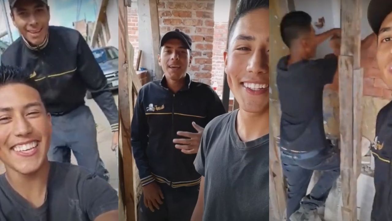 Albañiles se coronan como los nuevos reyes de Tik Tok y derrocan a Érika Buenfil