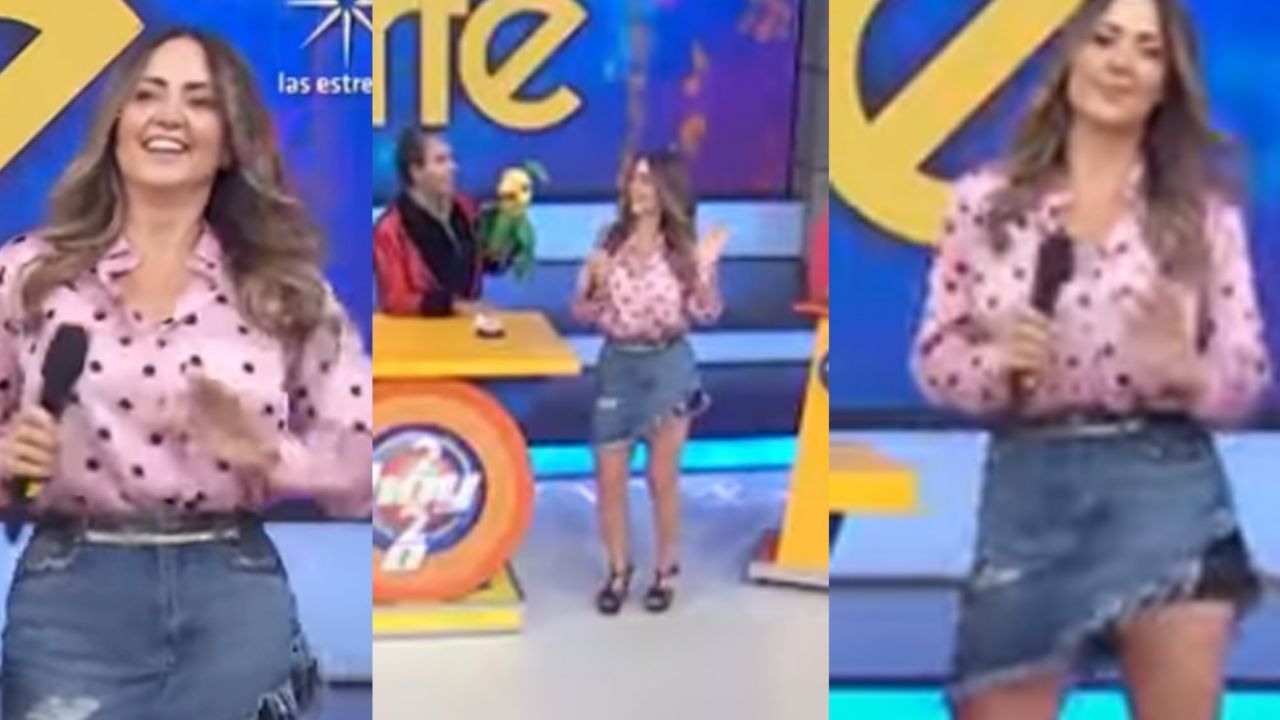 Andrea Legarreta prende ‘Hoy’ al enseñarlo todo con sensual baile en mini falda