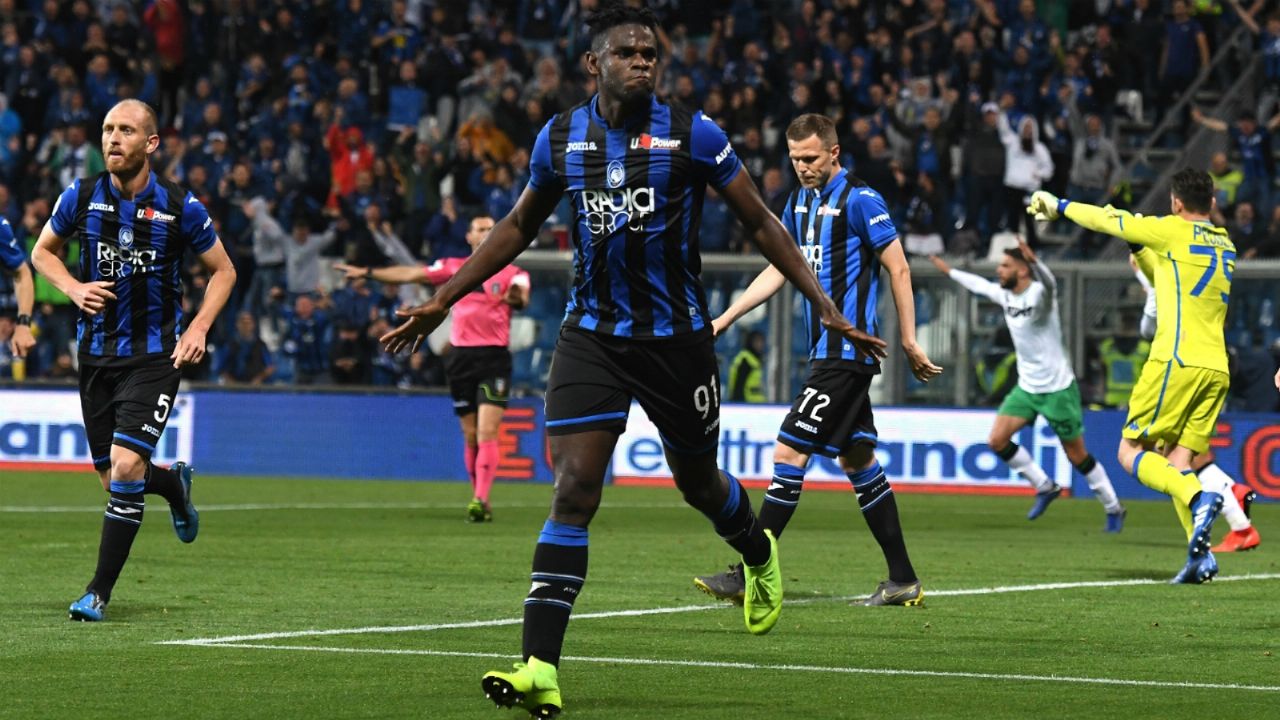 Atalanta regresa con toda su artillería y golea al Sassuolo en la Serie A