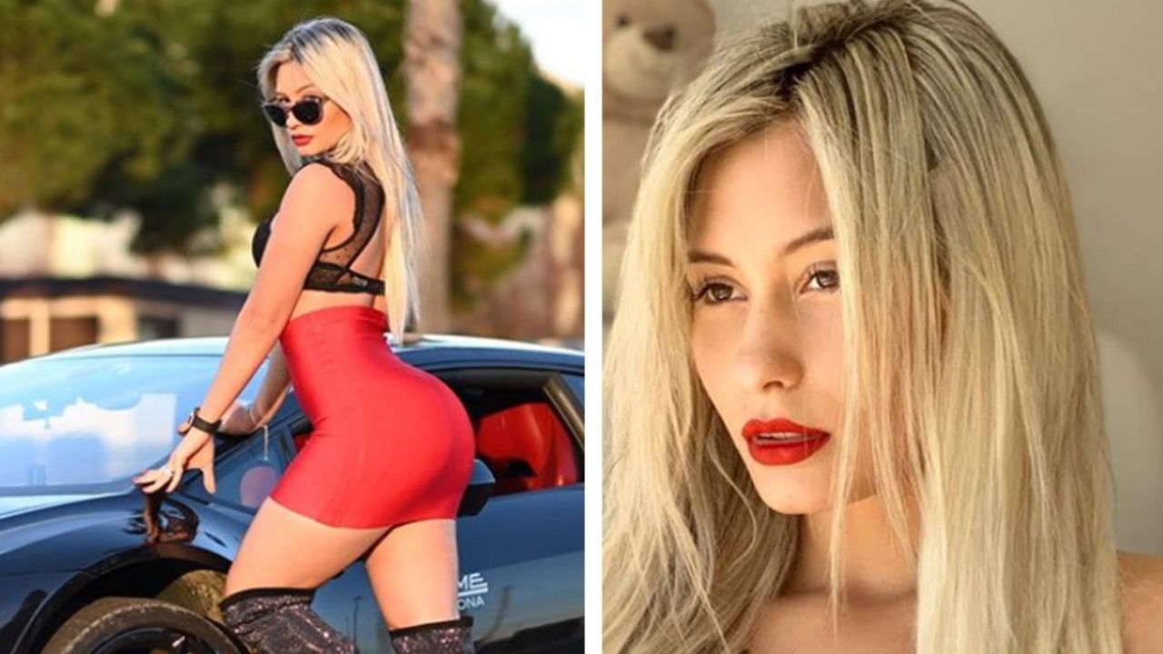 VIDEO: Issa Vegas se aligera de ropa para posar junto a auto deportivo