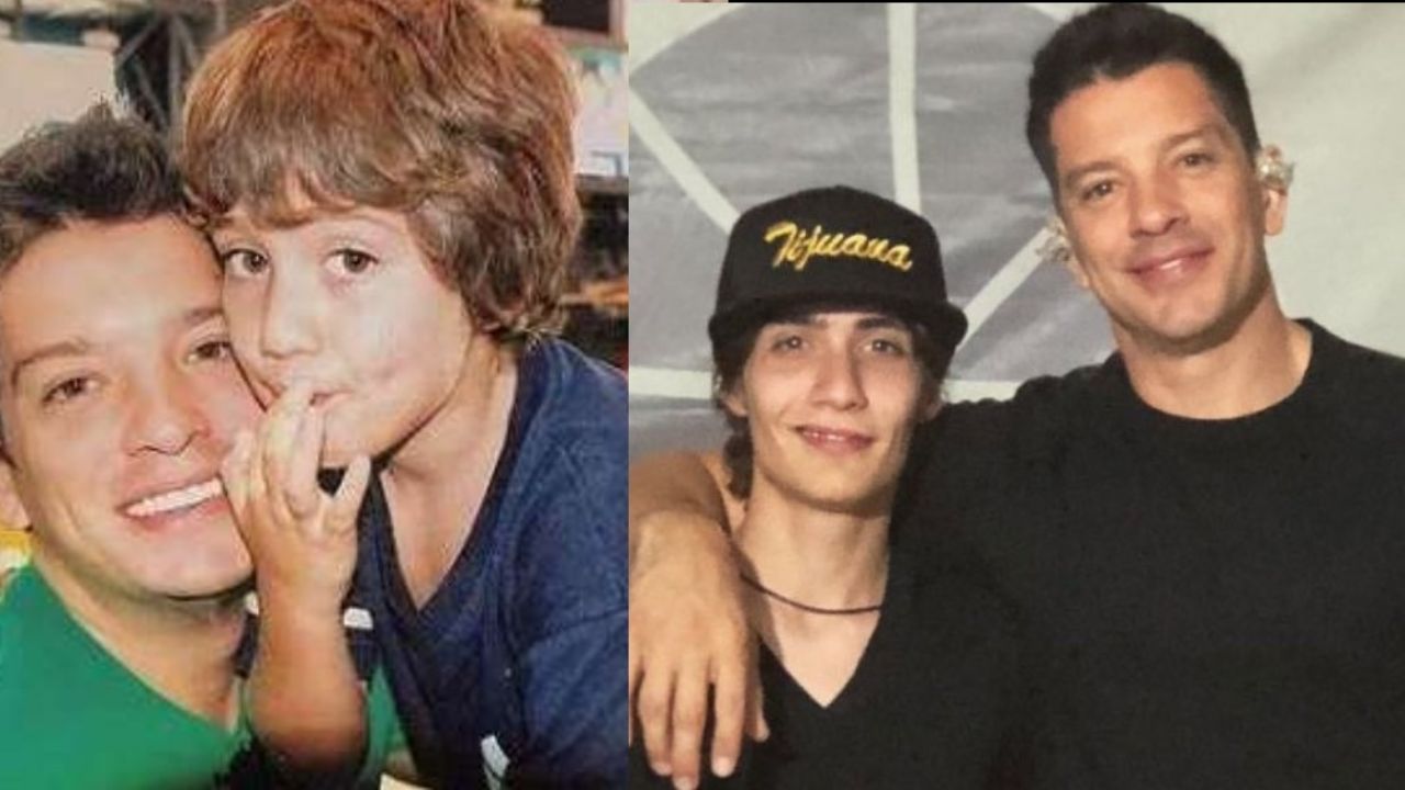 Yahir y su hijo Tristan