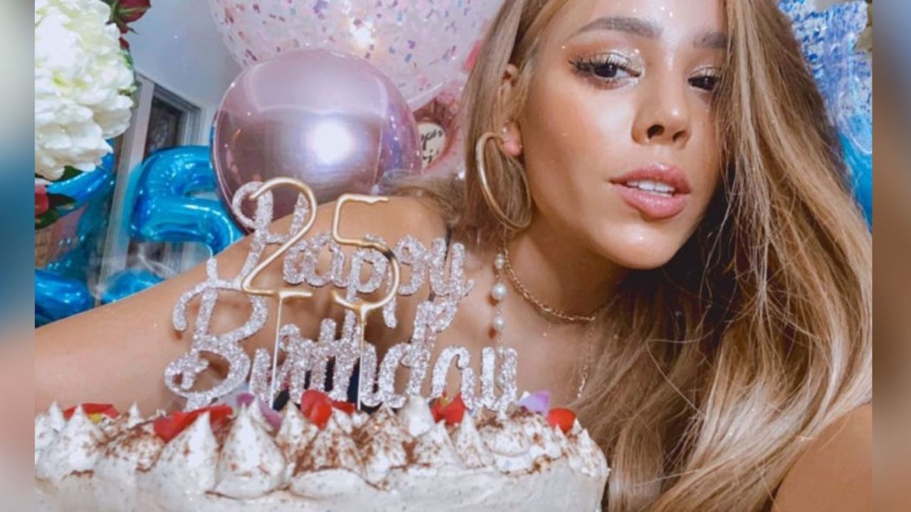 Danna Paola celebra su ‘tembloroso’ cumpleaños 25: “No me lo creo, una locura”