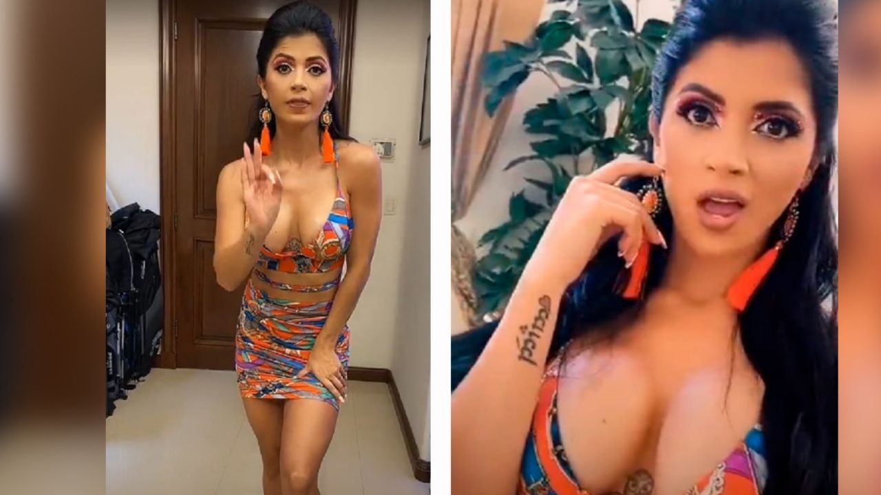 “No se le quita lo naca”: Linchan a esposa de Edwin Luna tras lucir short ‘cachetero’ en TikTok