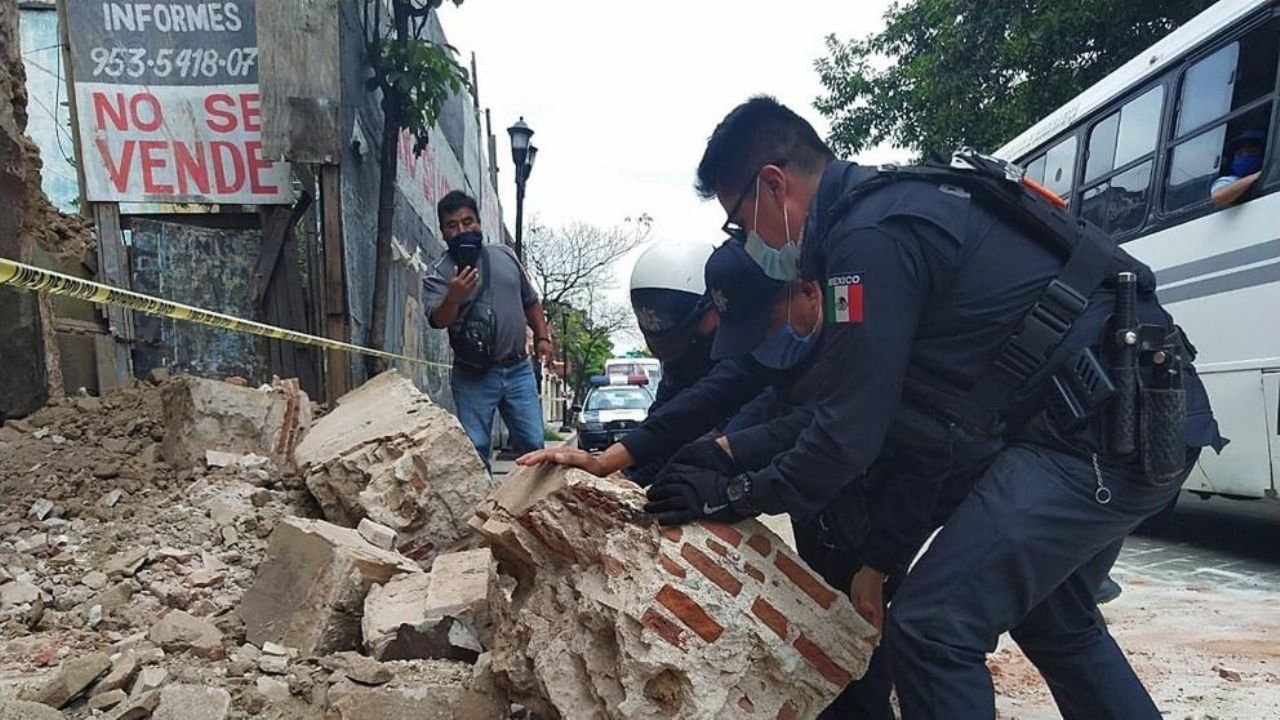 Se eleva a 9 el número de víctimas fallecidas en Oaxaca por el sismo de 7.5 grados