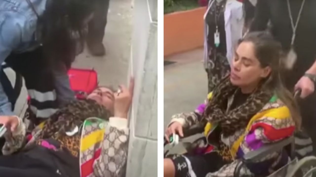 (VIDEO) “Ahí está la marca del delito”: Galilea Montijo muestra el sitio donde resbaló