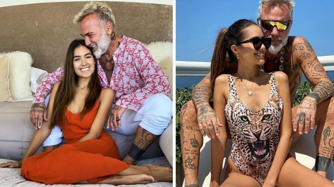 ¡Muy divertidos! Así luce Gianluca Vacchi con su novia Sharon y su adorable embarazo