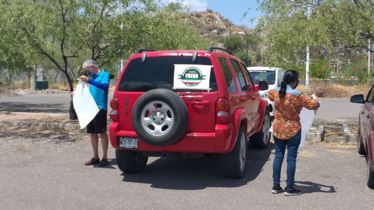 Frenaa realiza la tercera caravana Anti-AMLO en calles de Hermosillo