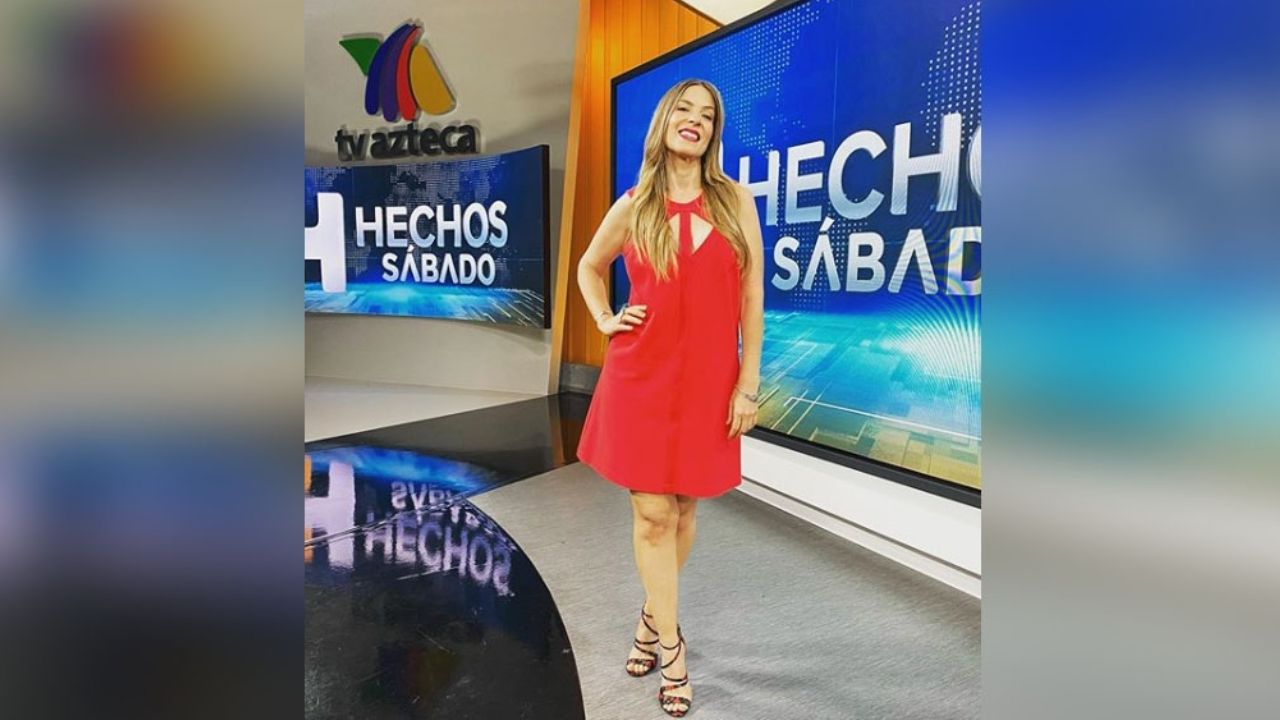 “¡La sufrida!”: Carolina Rocha, conductora de TV Azteca, enloquece las redes