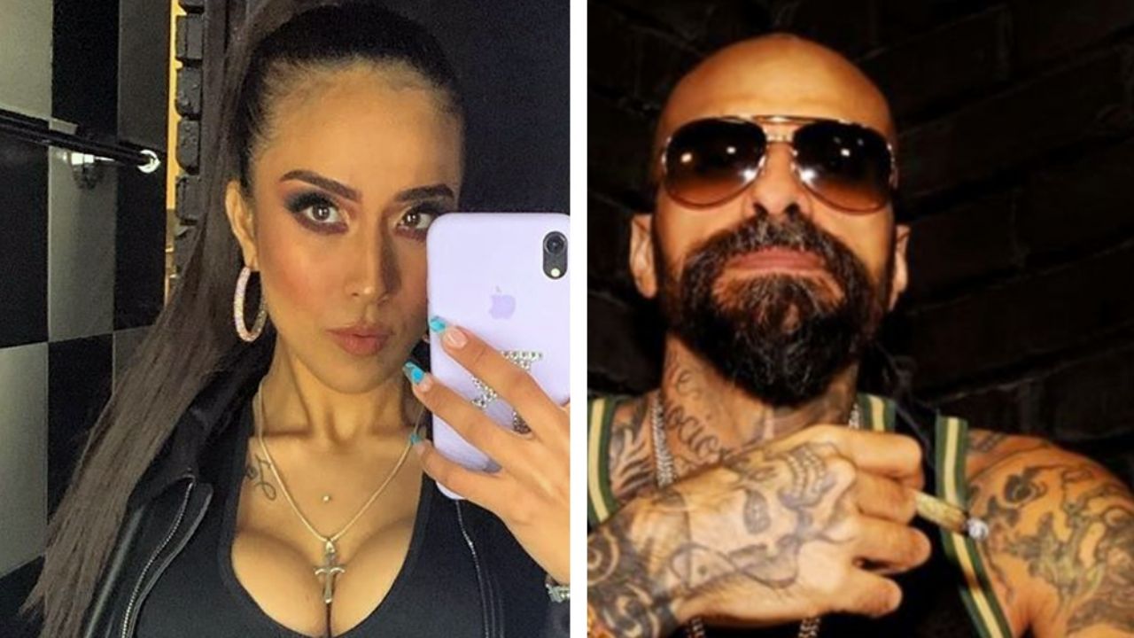 Barbarela, hija de Babo de Cártel de Santa, disfruta de la piscina en bikini blanco